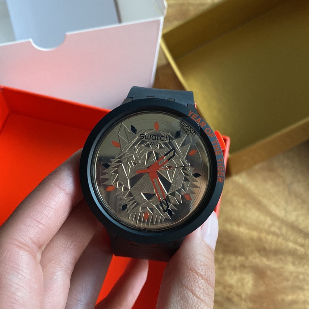 NWT swatch limited edition Tiger Power 2022 watch.